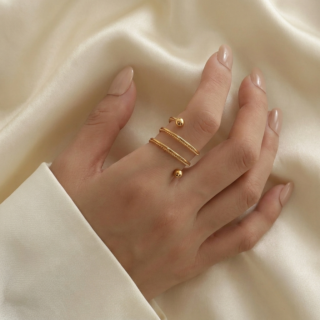 Aria Spiral Ring