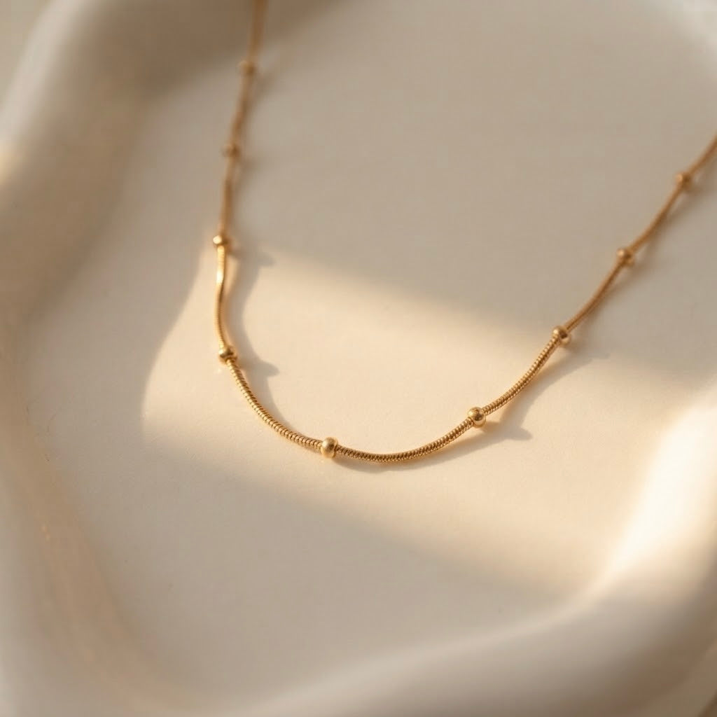 Serena Beaded Chain Necklace
