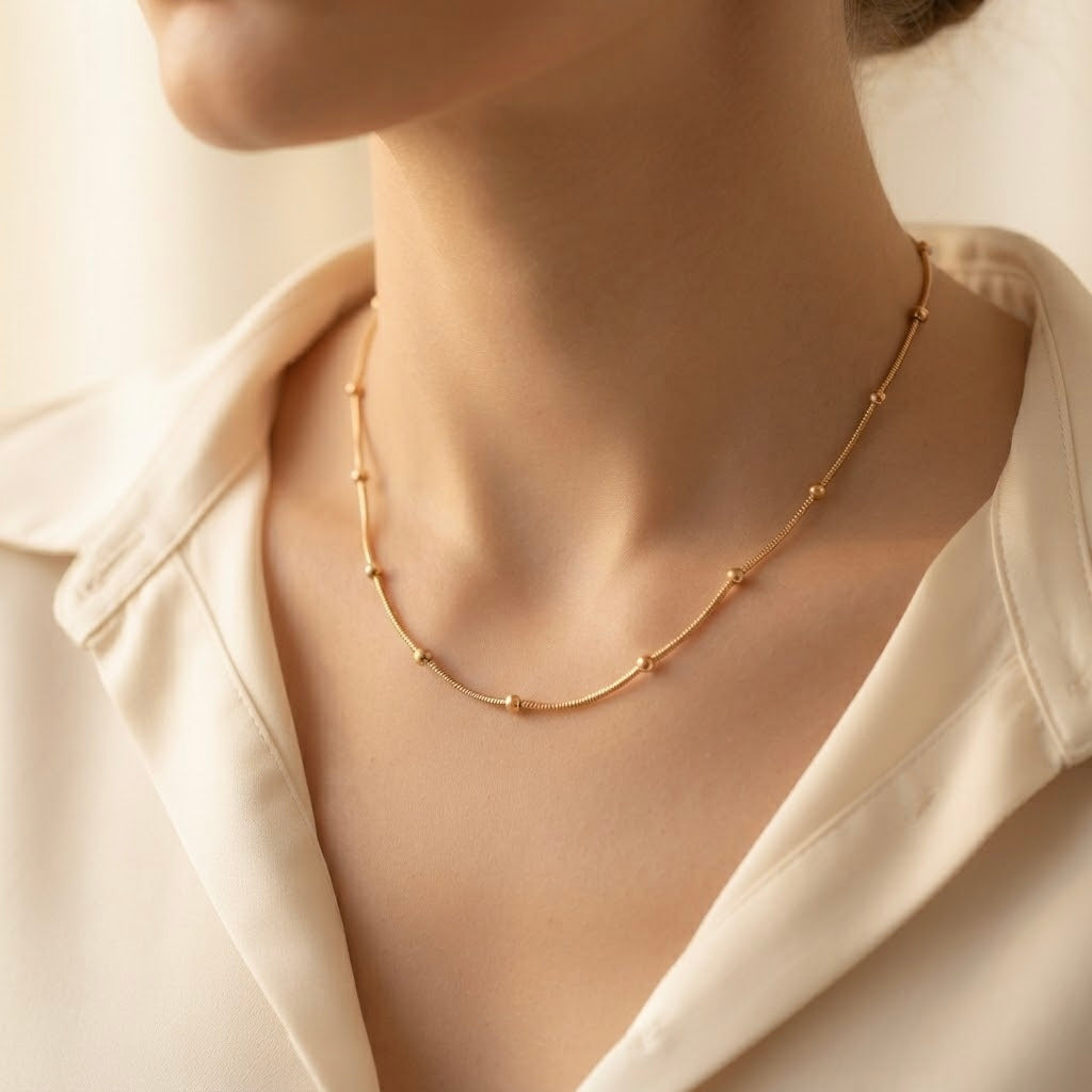 Serena Beaded Chain Necklace