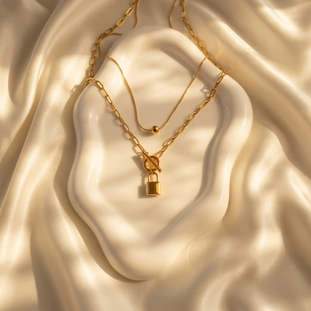Valora Lock Necklace